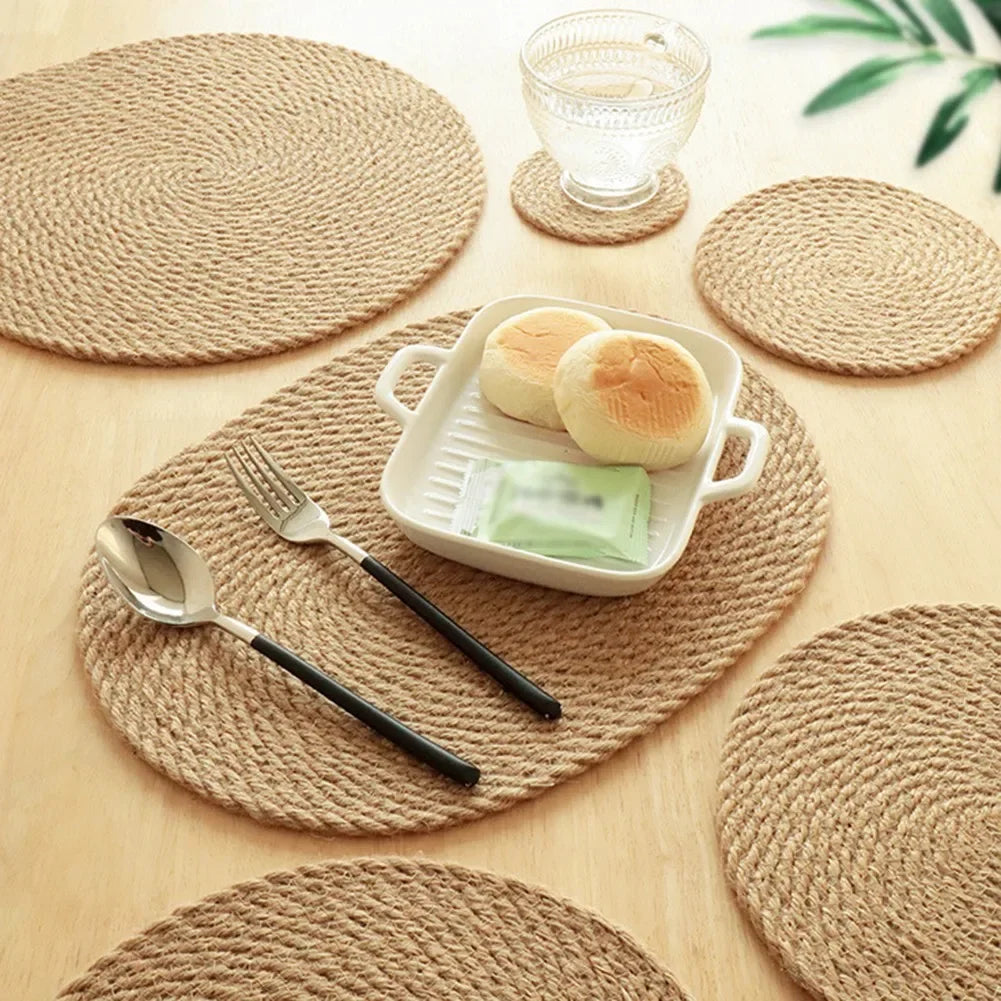 Handmade Coster For Kitchen Hemp Rope