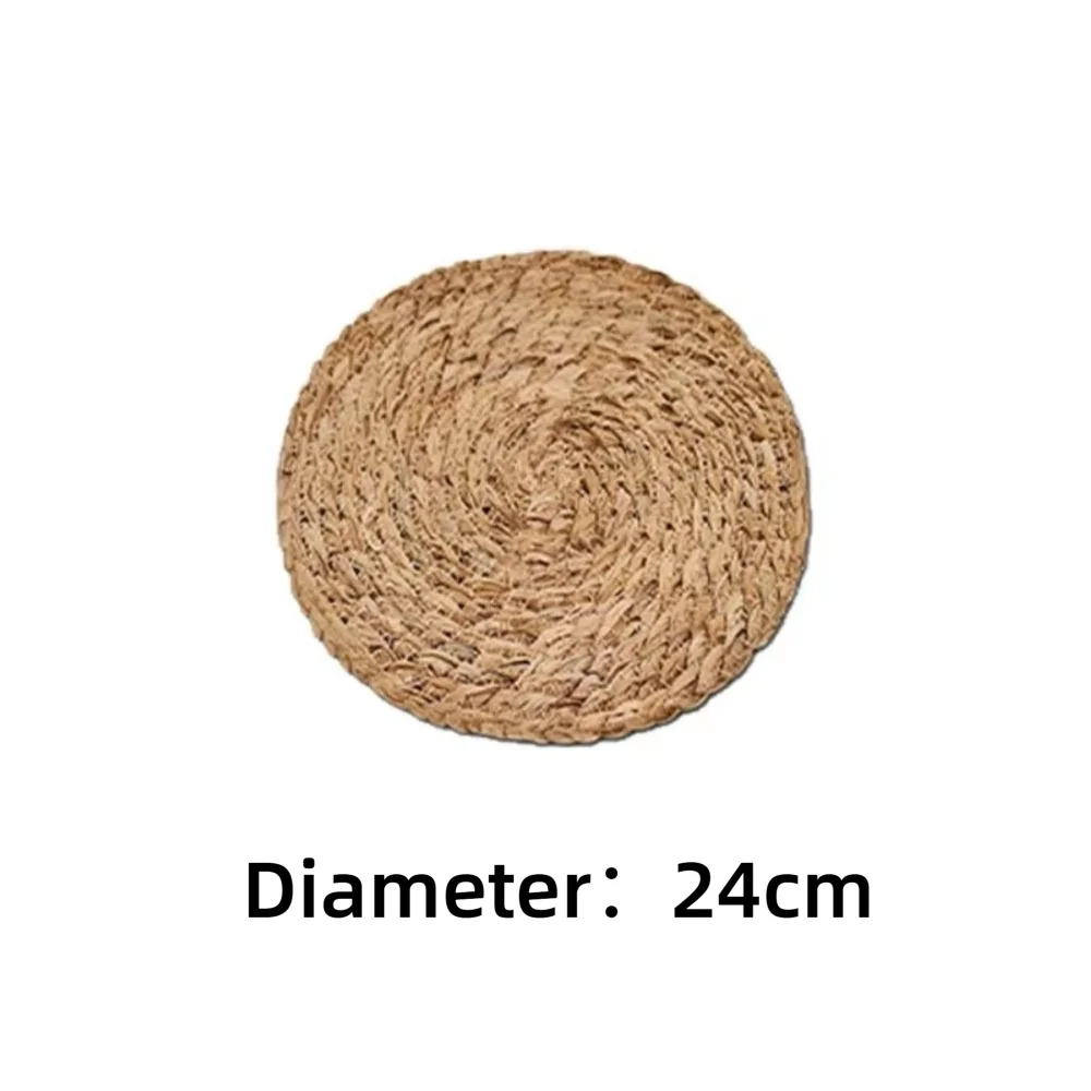 Round Handwoven Rattan Placemats