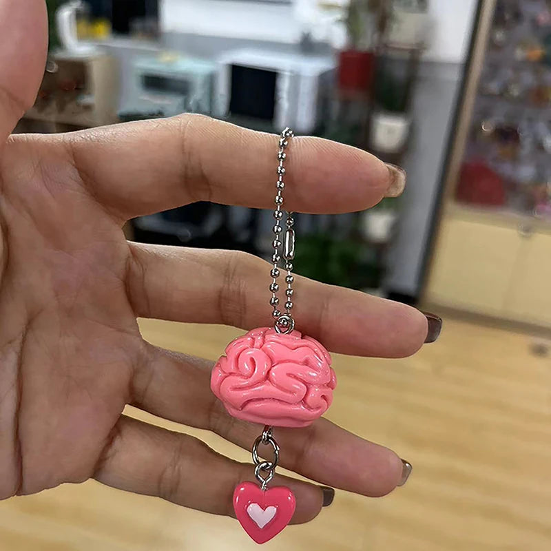 Brain  Keychain Bag Decoration