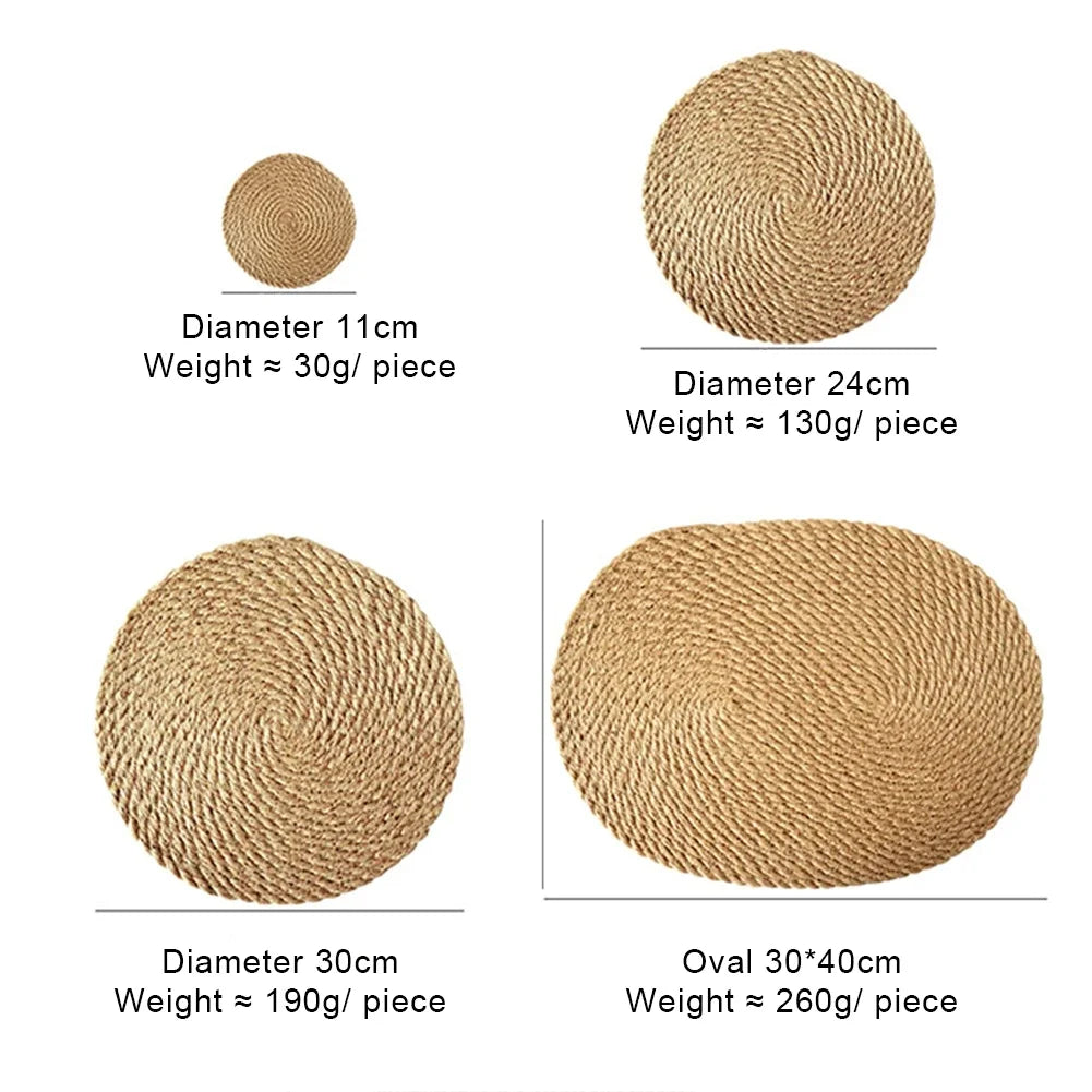 Handmade Coster For Kitchen Hemp Rope