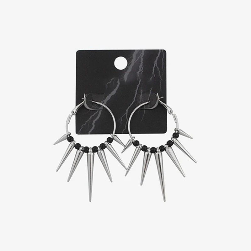 spiky hoops