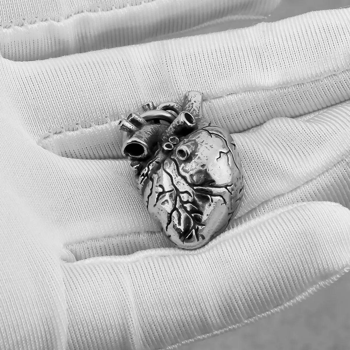 Heart Pendant Necklace Stainless Steel