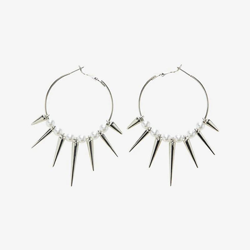 spiky hoops