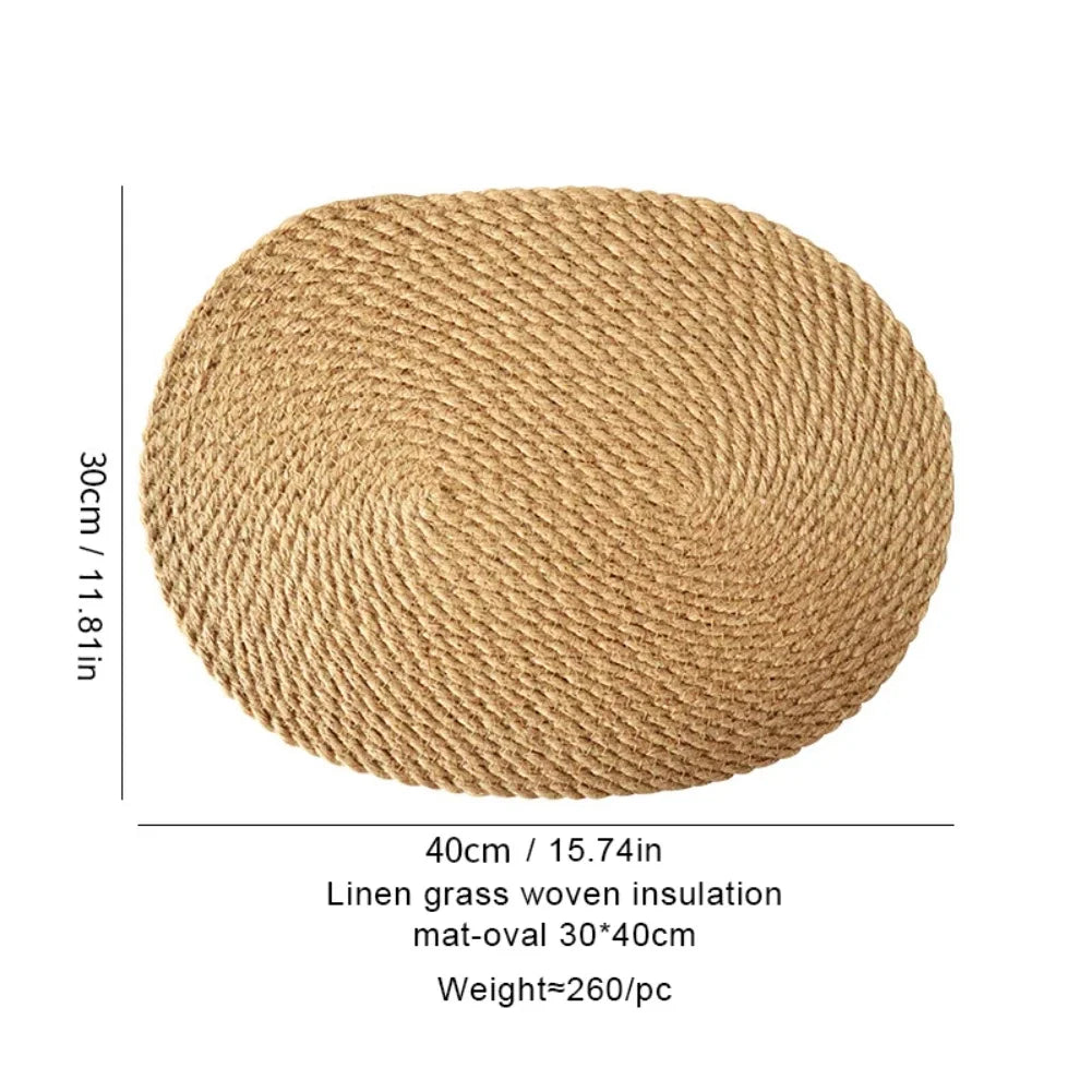 Handmade Coster For Kitchen Hemp Rope