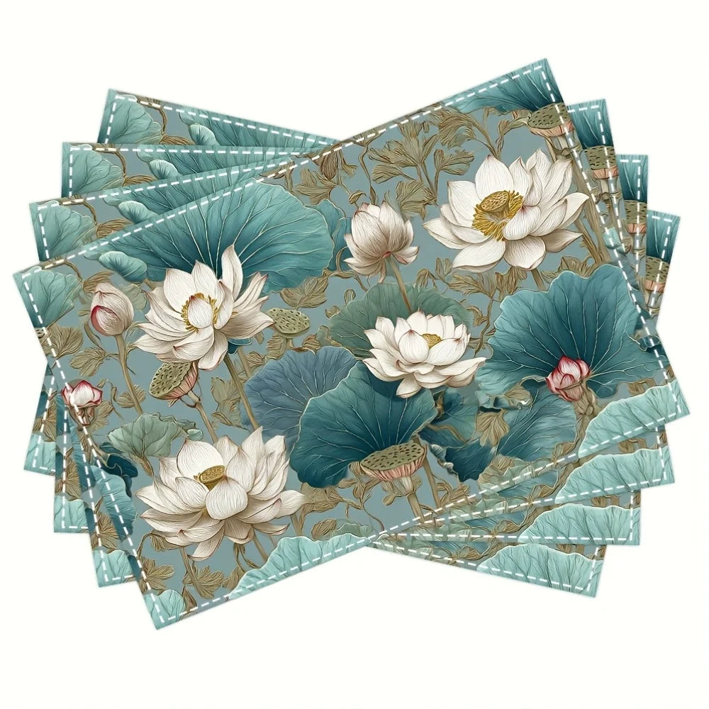 Lotus Leaf Placemats Set Of 4