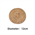 Round Handwoven Rattan Placemats