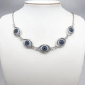 Evil Eye Gothic Chain Necklace | Punk Choker Pendant