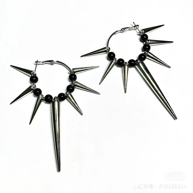 spiky hoops