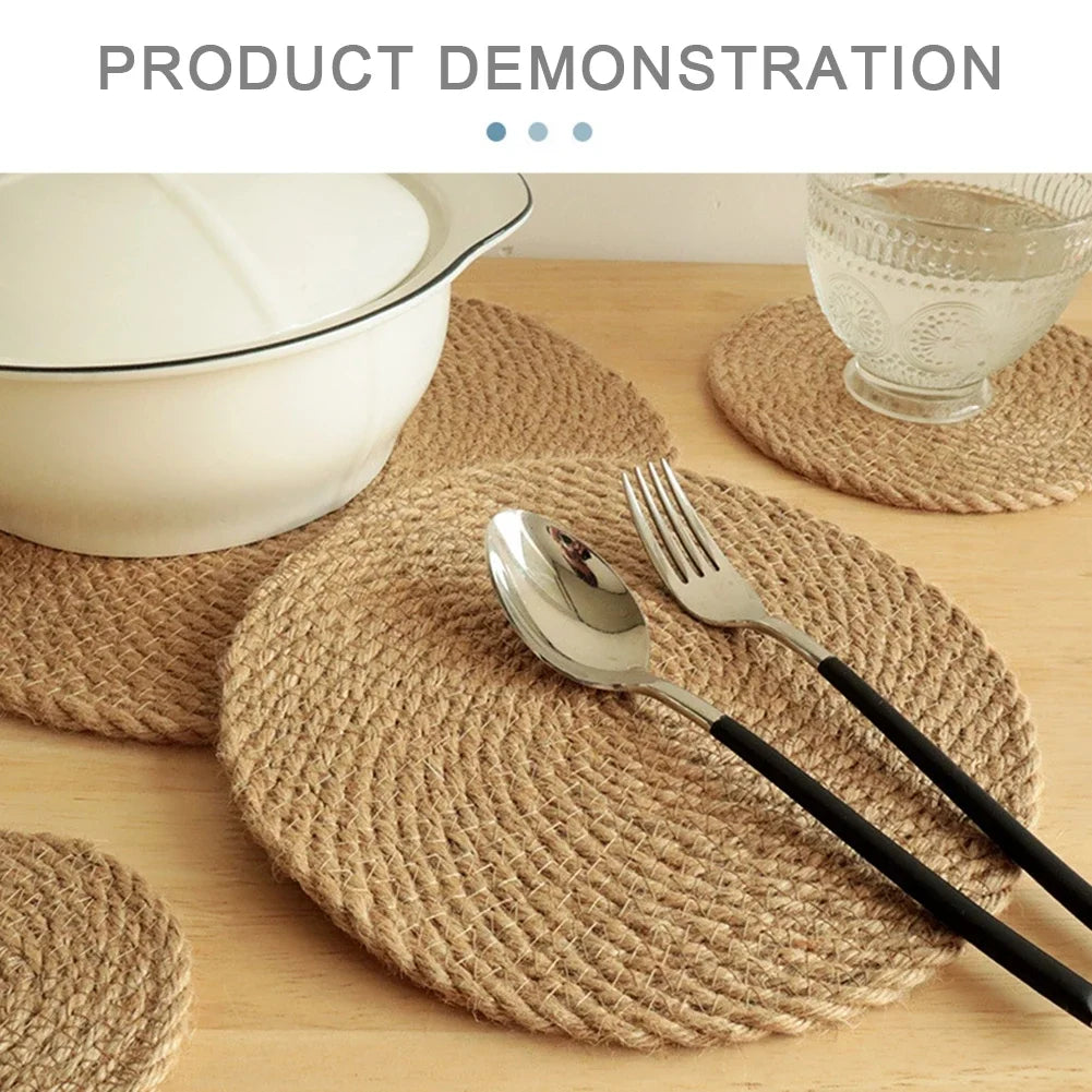Handmade Coster For Kitchen Hemp Rope