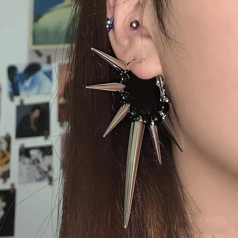 spiky hoops