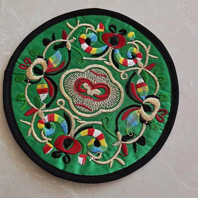 1pc Coasters,  Floral Fabric Coasters Teacup Mat
