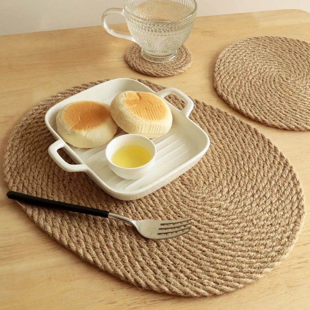 Handmade Coster For Kitchen Hemp Rope