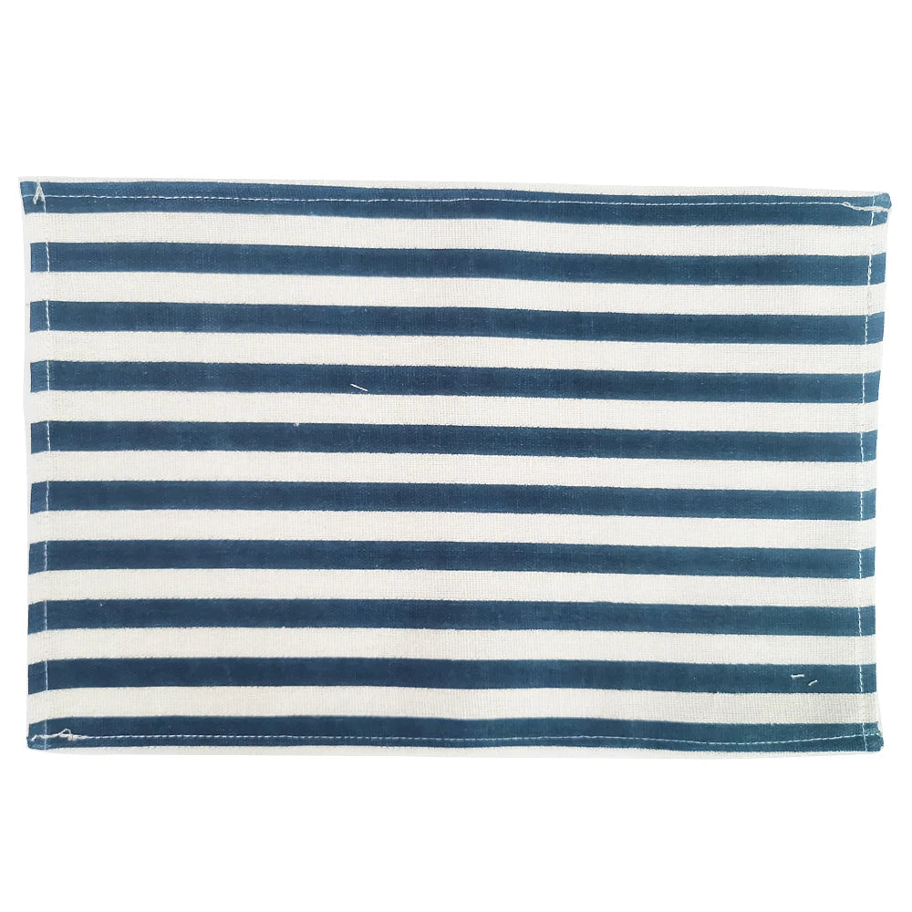 1Pc Polyester Linen Fabric Table Mats