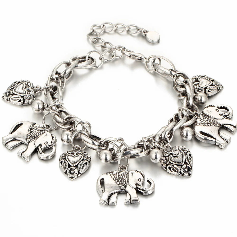 Ethnic Coin Pendant Bracelets