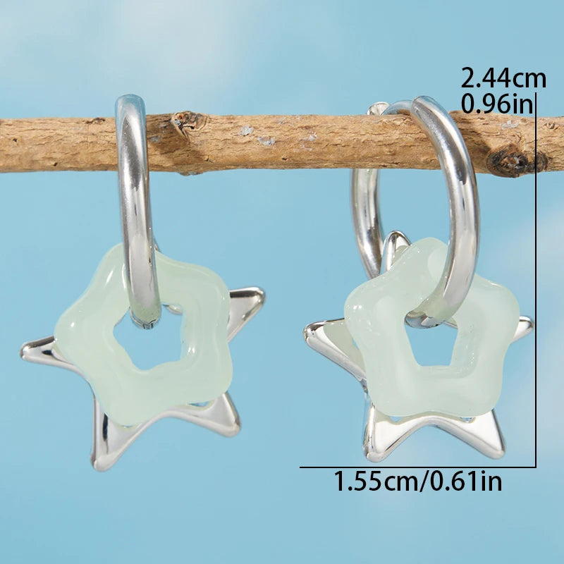 Octagonal Earrings