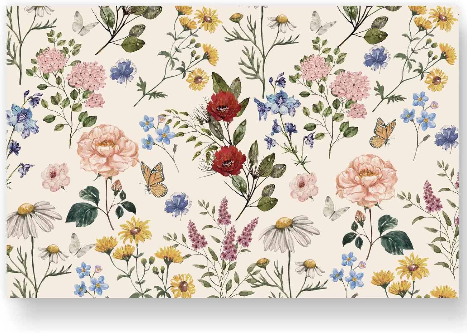 4/6pcs Flower Table Mats