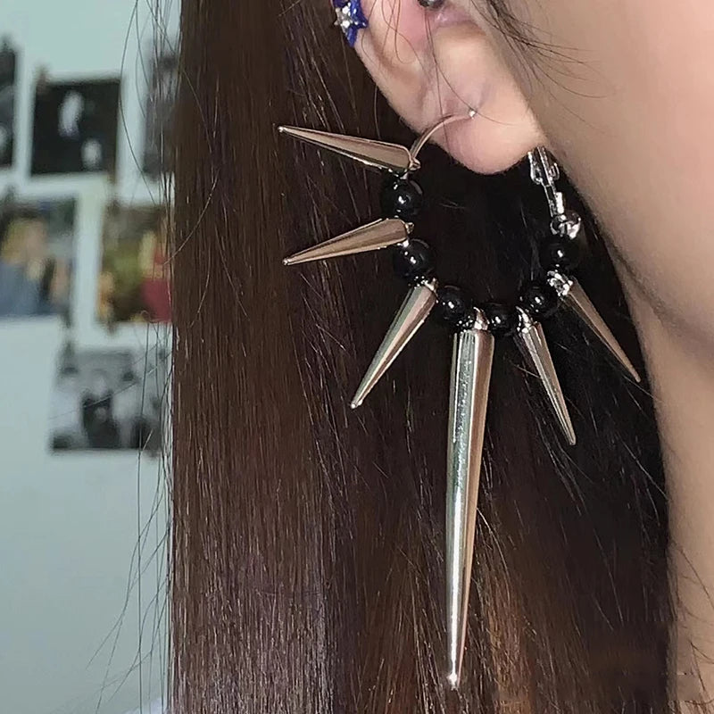 spiky hoops