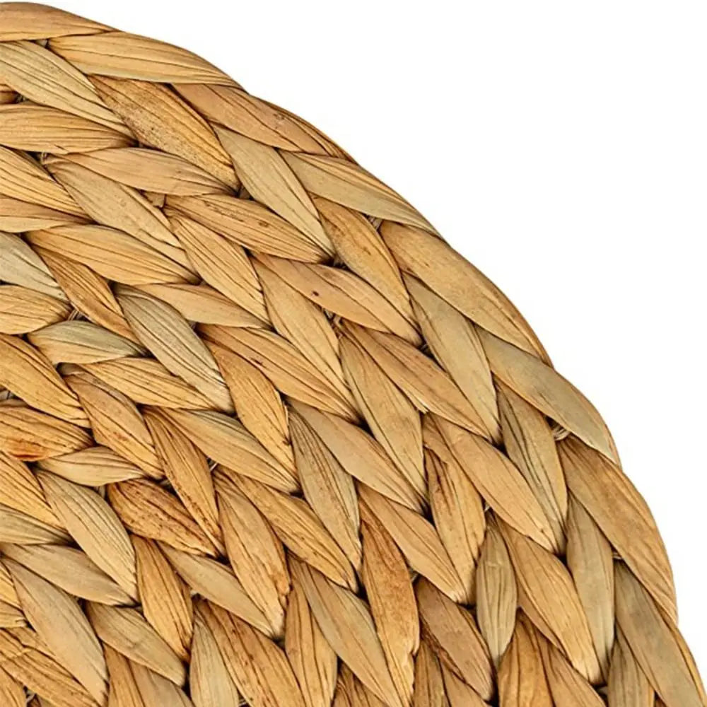 Rattan Round Natual Straw cups Mat