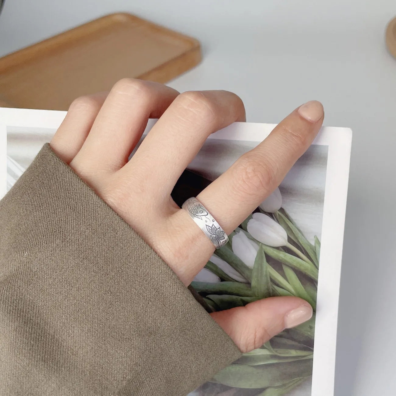 fish Shape Vintage Rings