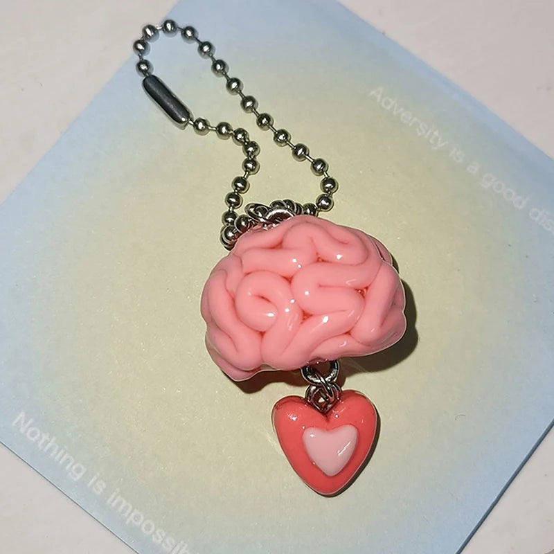 Brain  Keychain Bag Decoration