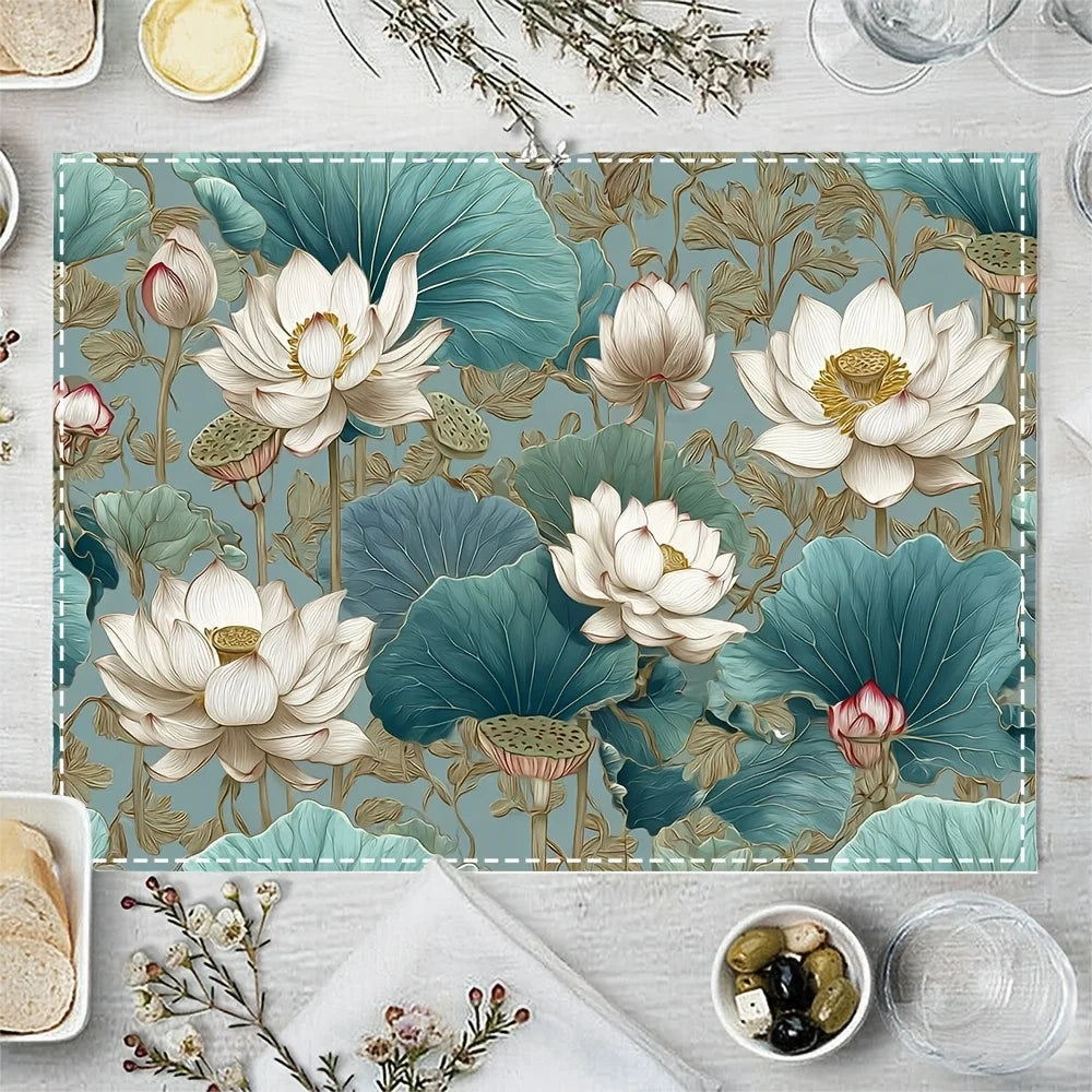Lotus Leaf Placemats Set Of 4