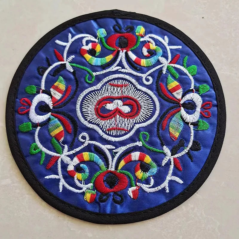 1pc Coasters,  Floral Fabric Coasters Teacup Mat