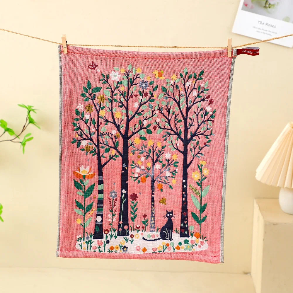 Thea Towel 4x40cm Large Hand Towel 4 Layer Cotton