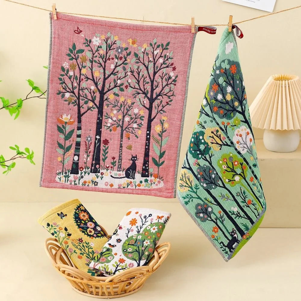 Thea Towel 4x40cm Large Hand Towel 4 Layer Cotton
