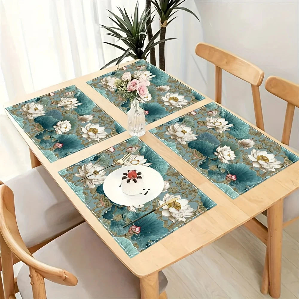 Lotus Leaf Placemats Set Of 4