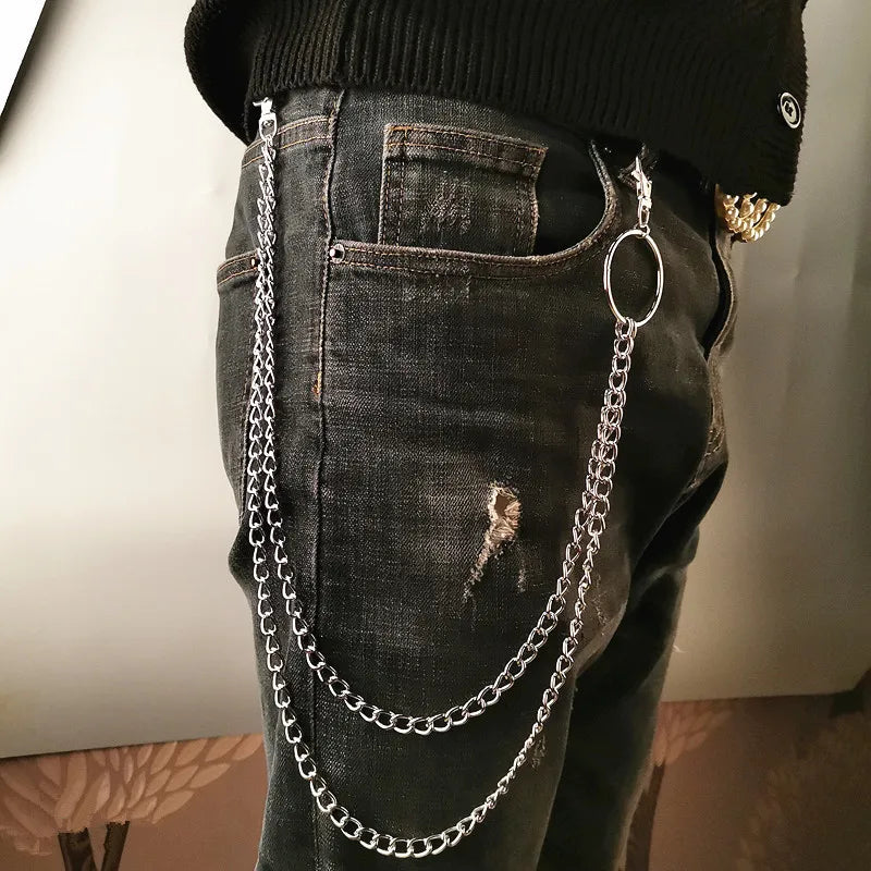 punk metal key chain