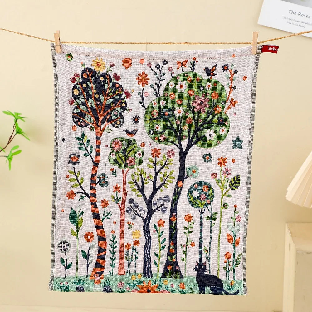 Thea Towel 4x40cm Large Hand Towel 4 Layer Cotton