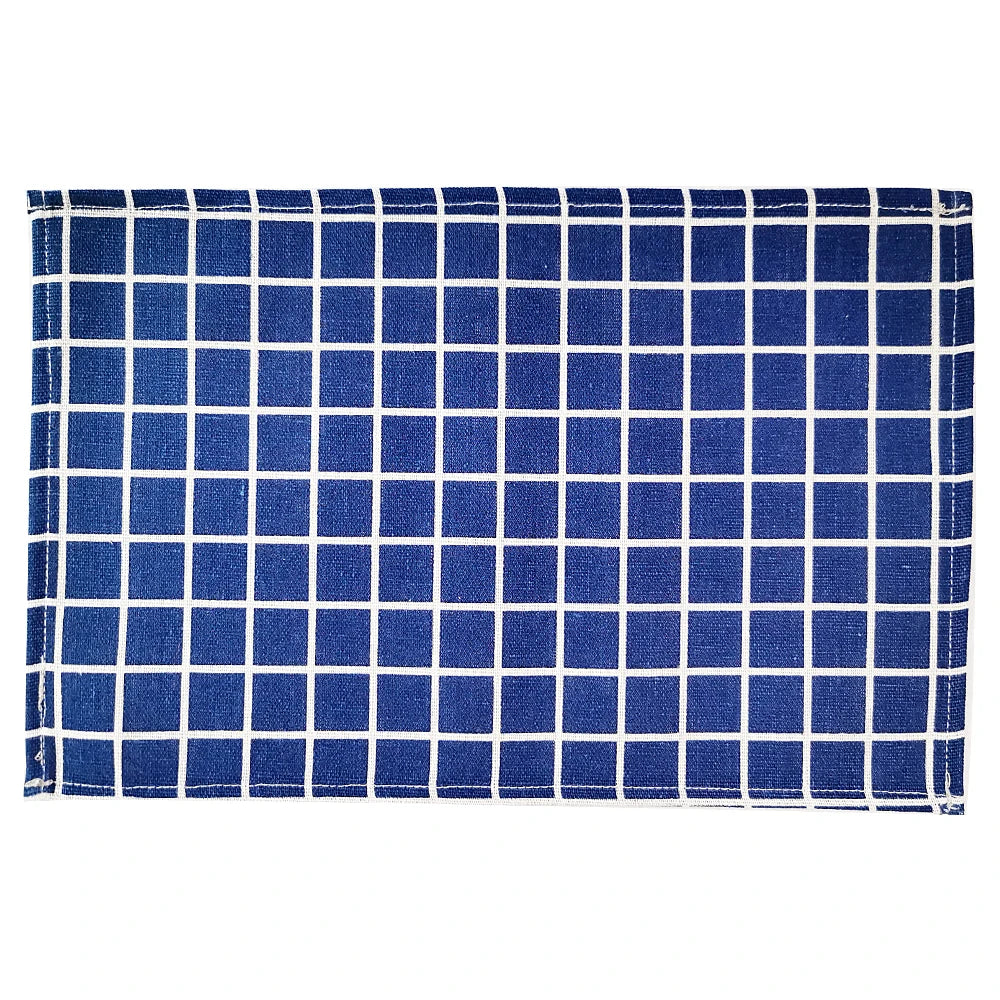 1Pc Polyester Linen Fabric Table Mats