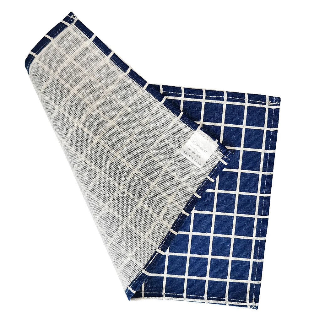 1Pc Polyester Linen Fabric Table Mats