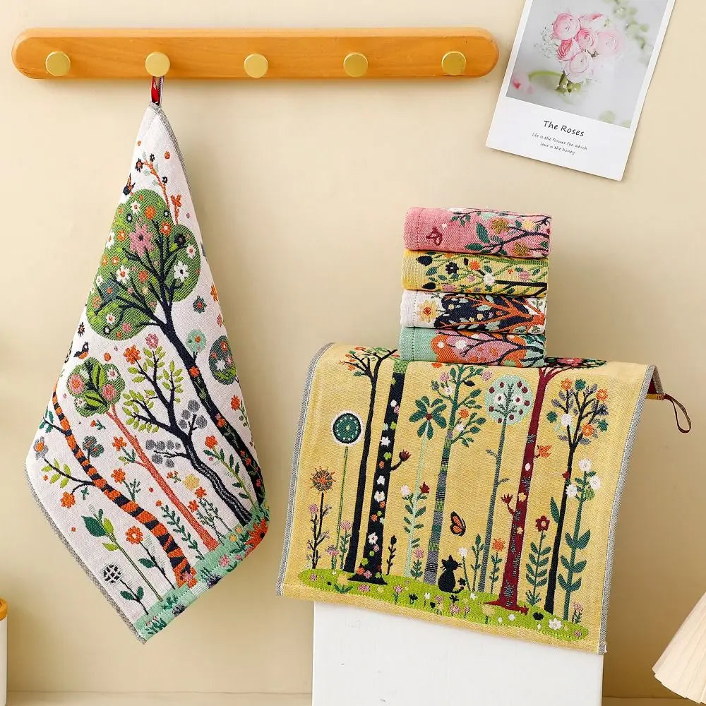 Thea Towel 4x40cm Large Hand Towel 4 Layer Cotton